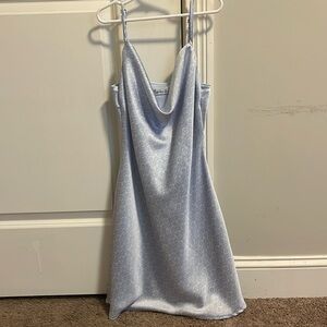 Hollister Silk Blue Dress